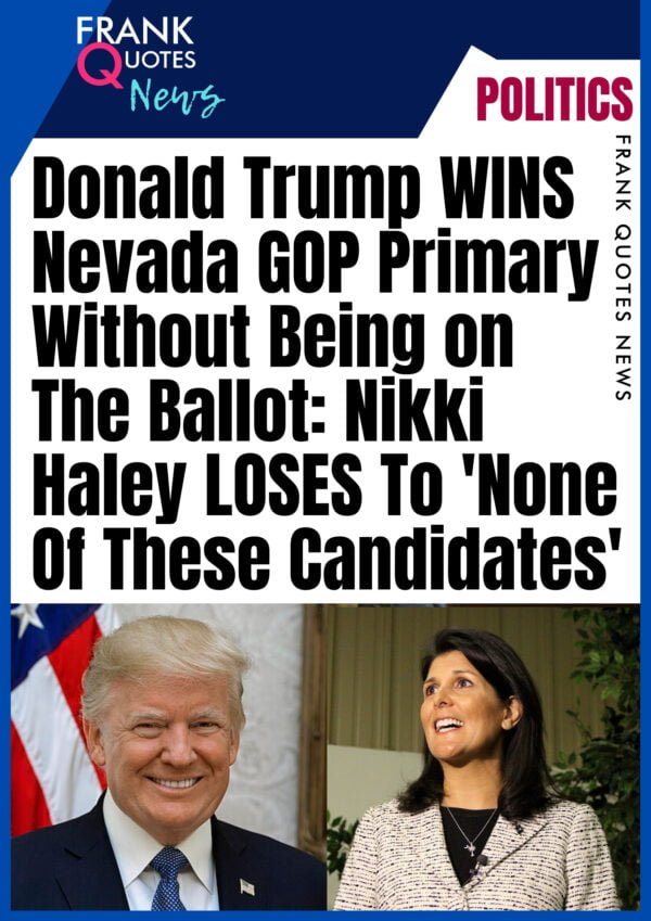 Haley’s Campaign FAILED To Resonate With Nevada Voters.