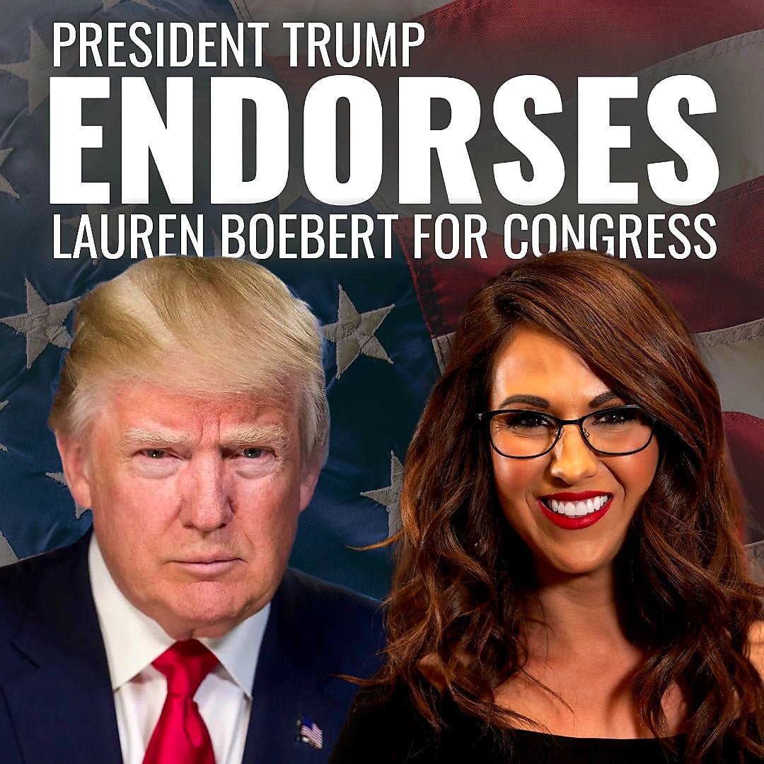 President Trump ENDORSES Lauren Boebert - Frank Quotes Press